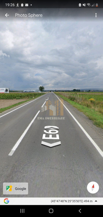 Teren intravilan industrial DN 13 Calea Feldioarei Brasov