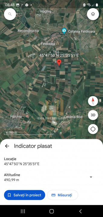 Teren intravilan industrial DN 13 Calea Feldioarei Brasov