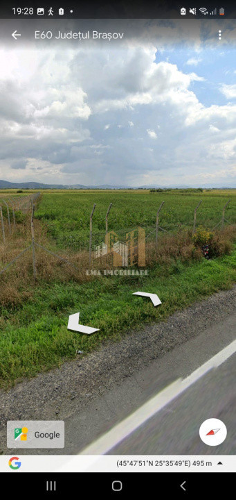 Teren intravilan industrial DN 13 Calea Feldioarei Brasov