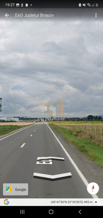 Teren intravilan industrial DN 13 Calea Feldioarei Brasov