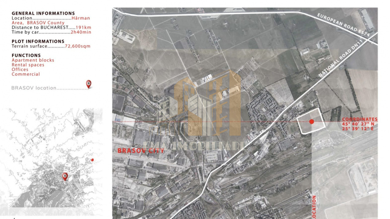 Teren intravilan cu proiect si autorizatie de constructie Brasov Harman